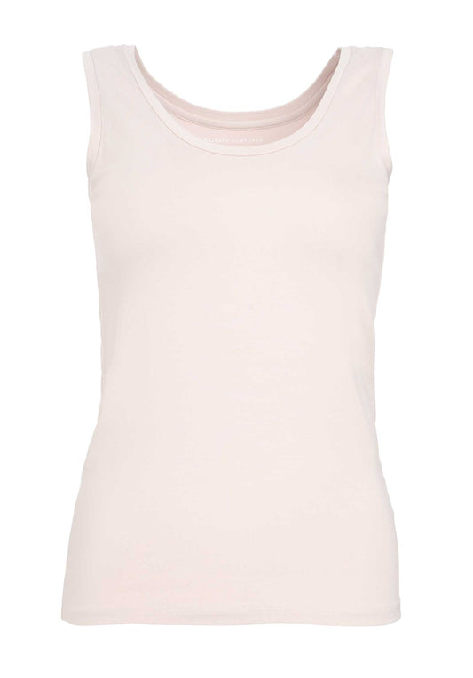 Majestic | Tank 001 in - Fluid Viscose Knit Tea-Pink