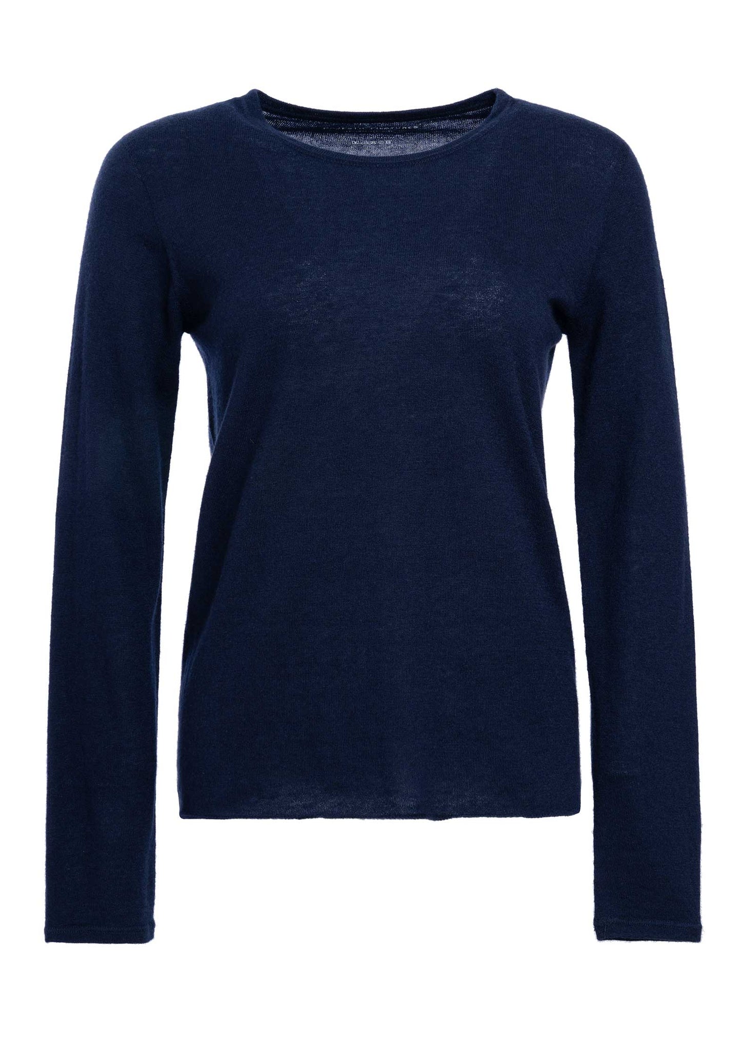 Majestic | Cashmere Crew Neck T-Shirt - Navy
