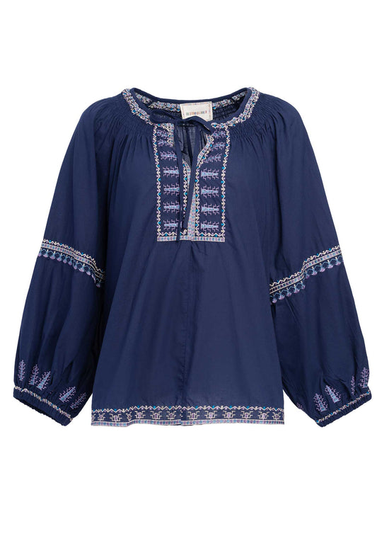 Blouse La3822 Dark-Blue
