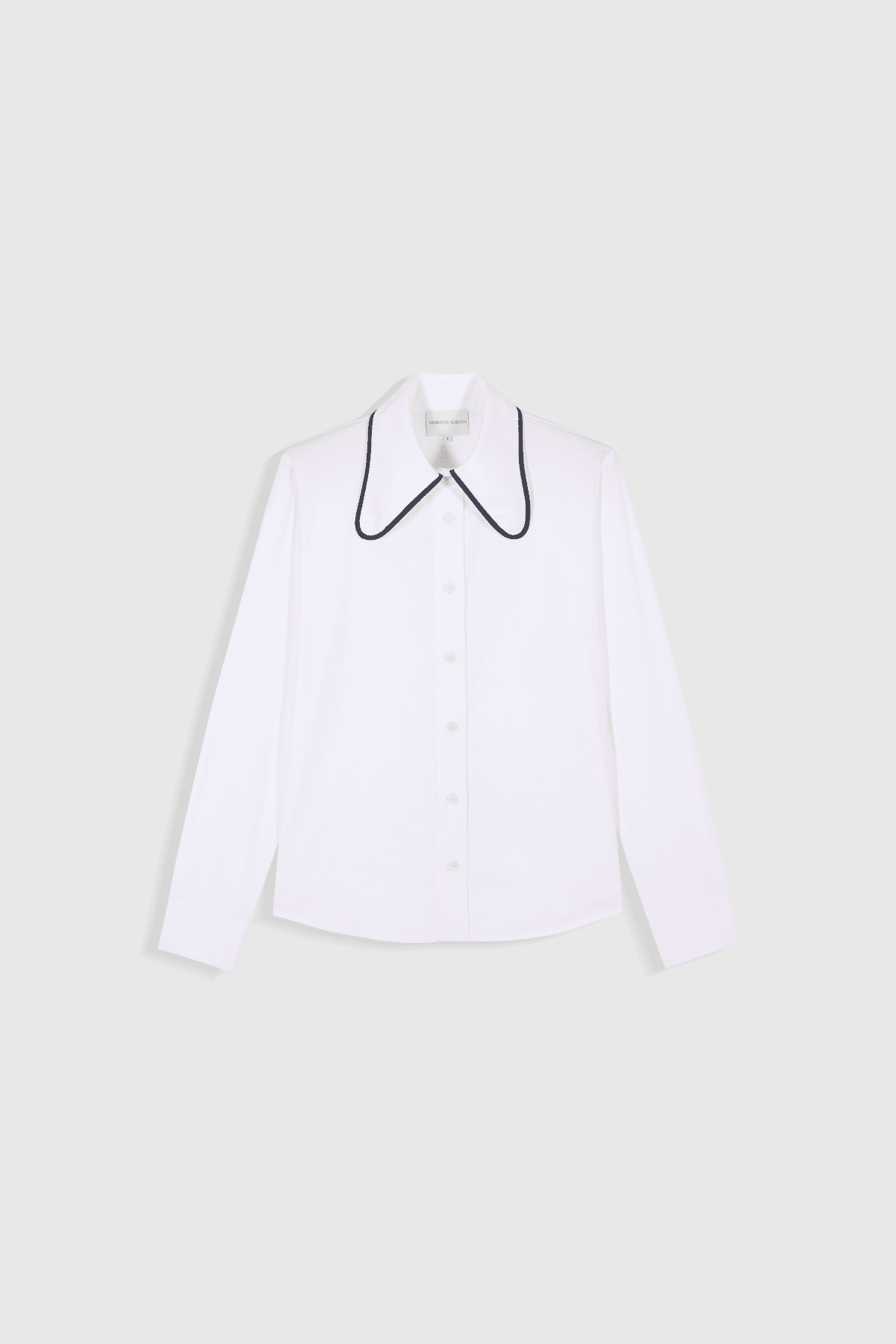 Maria de la Orden | Ala Shirt - Sculptural Cotton White