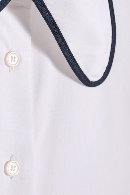Maria de la Orden | Ala Shirt - Sculptural Cotton White