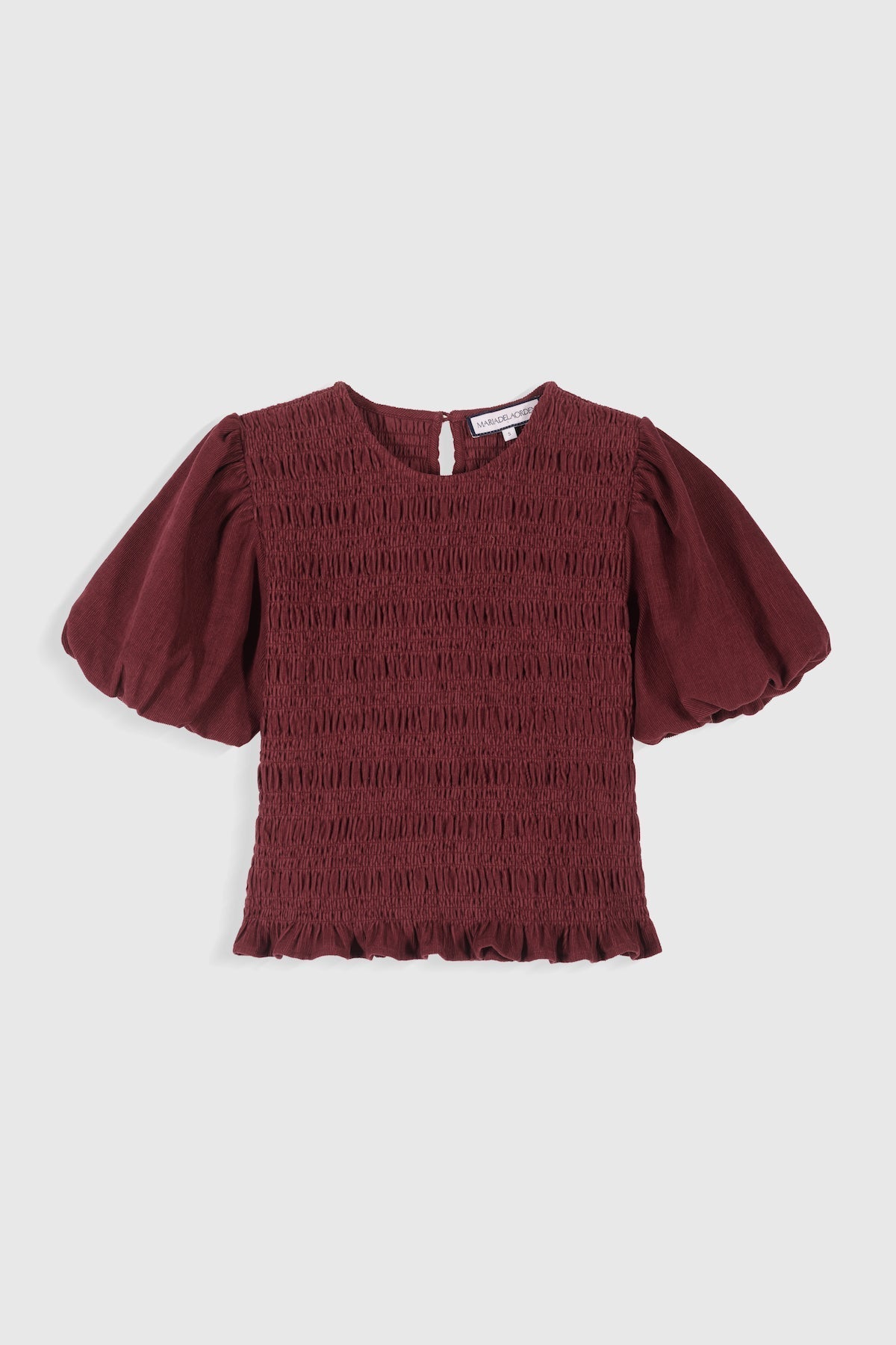 Baila Top Burgundy-Corduroy