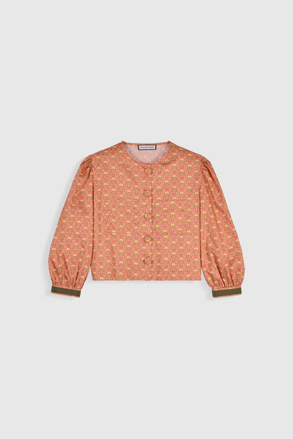 Blouse Bristol Shirt Peacock-Flowers