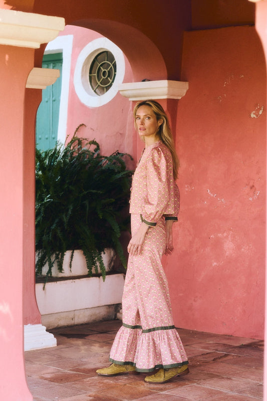 Blouse Bristol Shirt Peacock-Flowers