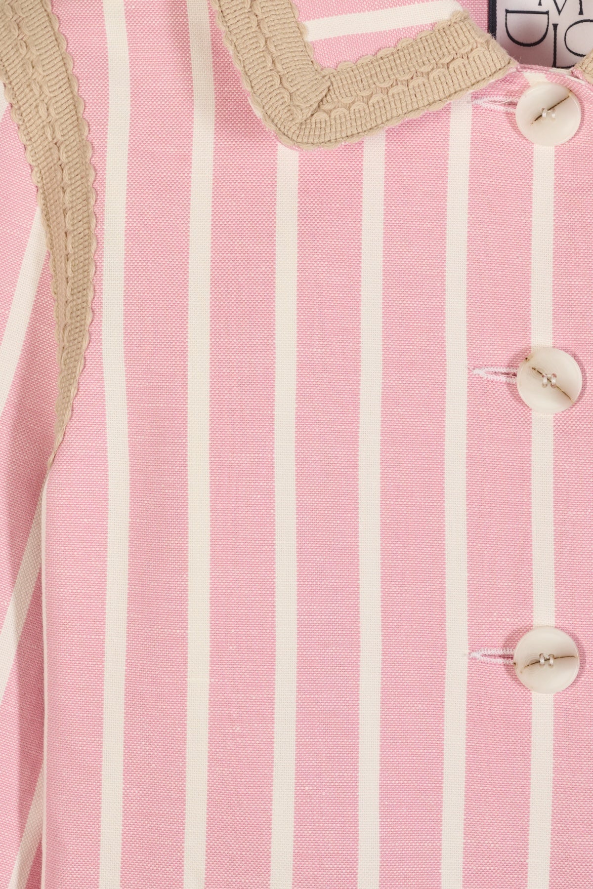 Maria de la Orden | Clover Jacket in Pink-Stripes