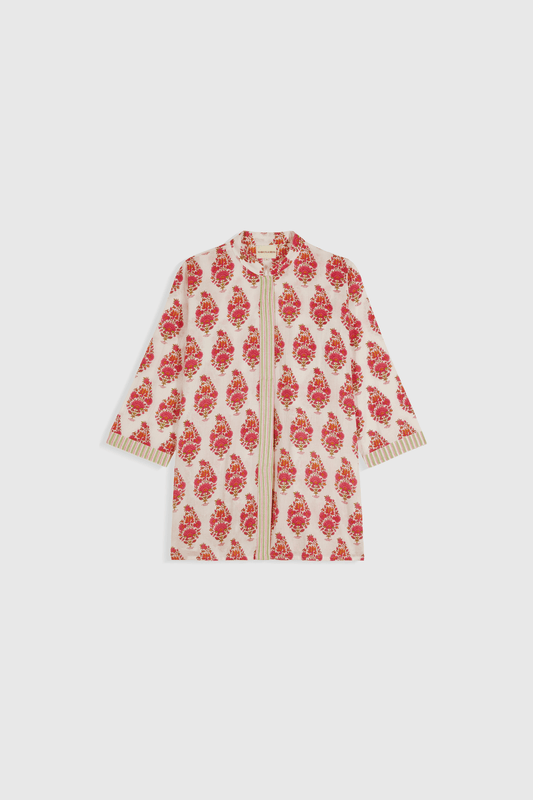 Dress Comporta Kaftan Cherry-Stripes