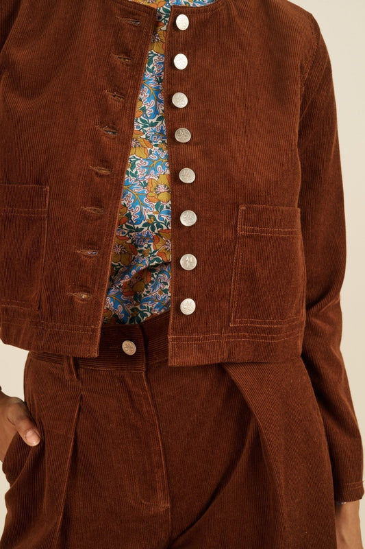 Dean Jacket Tan-Corduroy