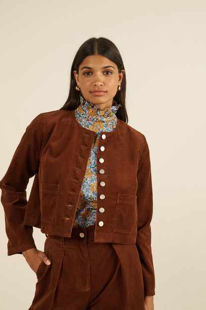 Dean Jacket Tan-Corduroy