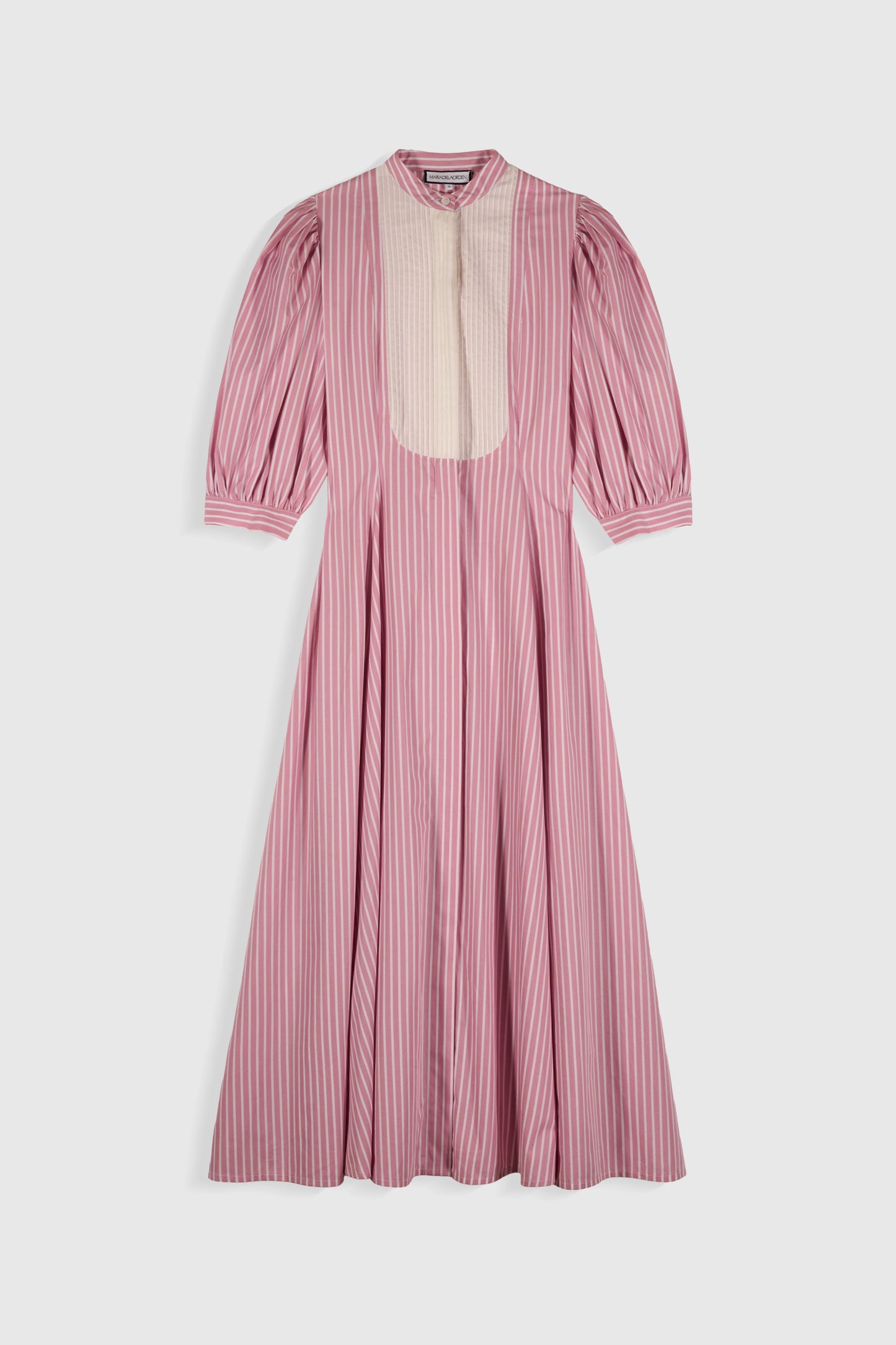 Maria de la Orden | Dimitra Pink-Striped Cotton Dress Pink-Stripes
