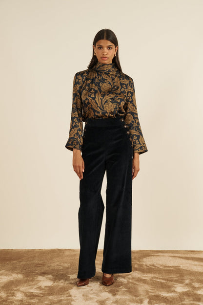 Pablo Pants Black-Corduroy