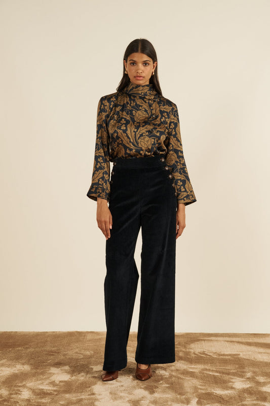 Pablo Pants Black-Corduroy