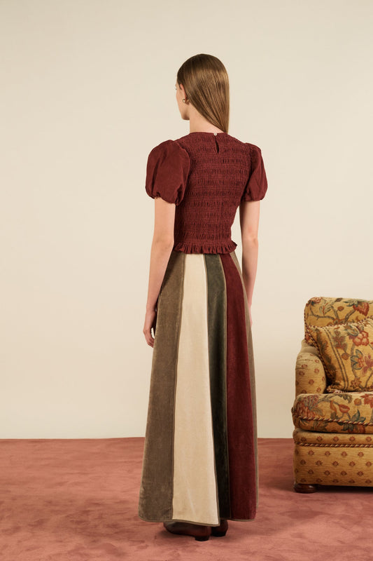 Sao Paulo Sk Sao Paulo Skirt Multi-Velvet