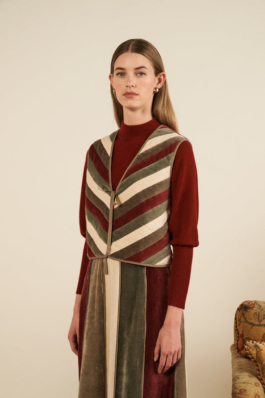 Vera Vest Multi-Velvet