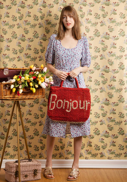 Bag  Bonjour Small Scarlet