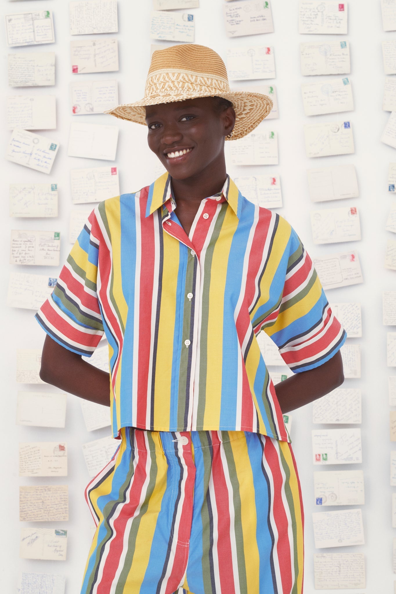 Mii | Alba Stripe Cotton Poplin Shirt Multi