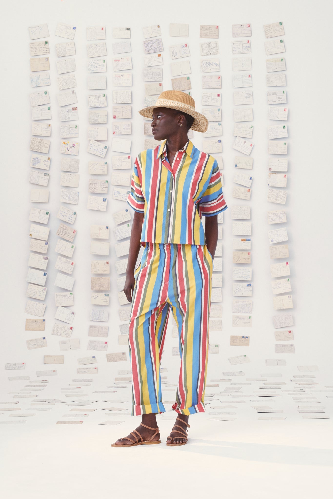 Mii | Alba Stripe Cotton Poplin Shirt Multi