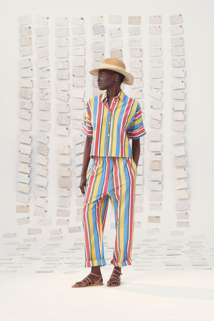 Mii | Alba Stripe Cotton Poplin Shirt Multi
