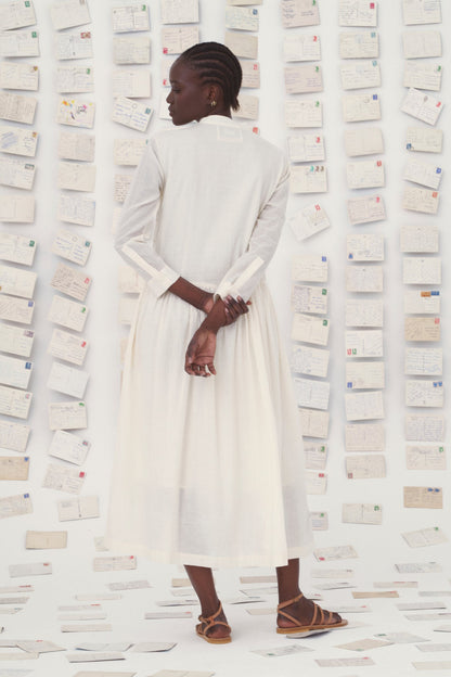 Mii | Handwoven Khadi Cotton Tara Maxi Dress - Natural