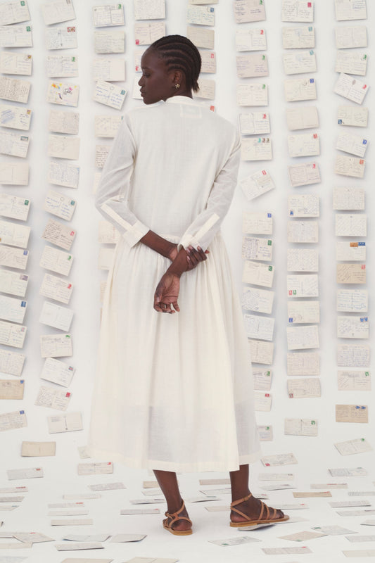 Mii | Handwoven Khadi Cotton Tara Maxi Dress - Natural