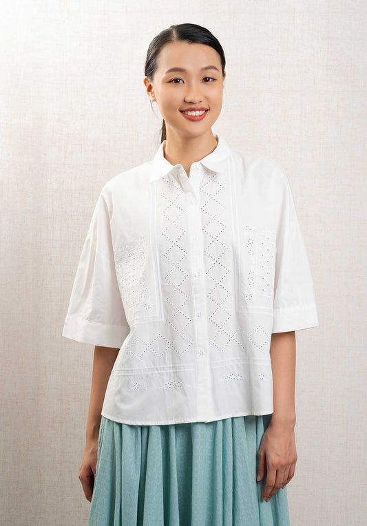 Shirt Sc3055 White