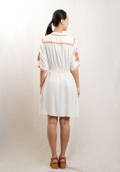 Dress 46-05973-w Osso Ecru