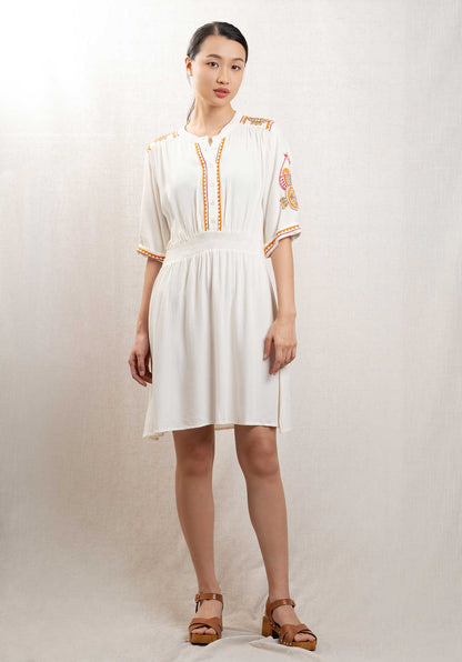 Dress 46-05973-w Osso Ecru