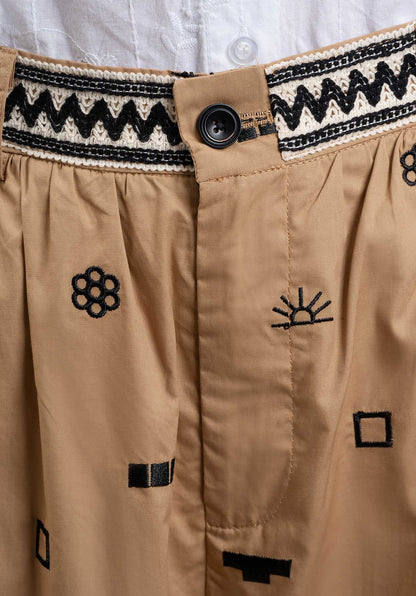 Pants Md7269 Beige