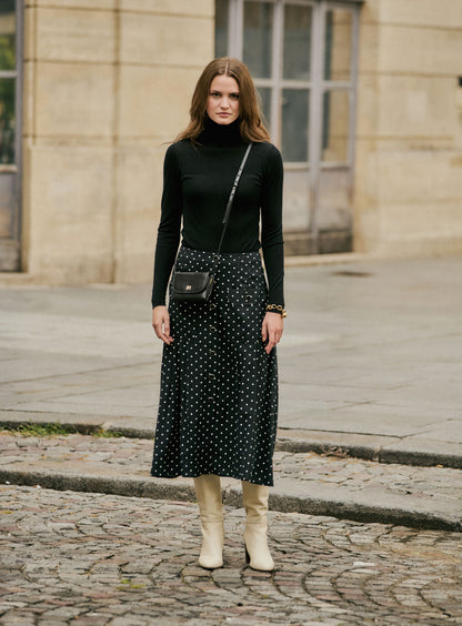 Skirt 225jazz 225jazz Pois Noir
