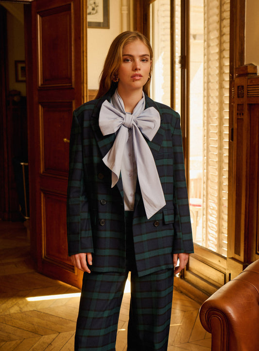 Jacket 225oun 225ouna Check Navy