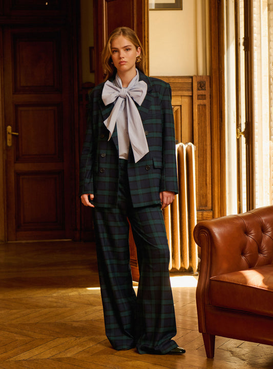 Jacket 225oun 225ouna Check Navy