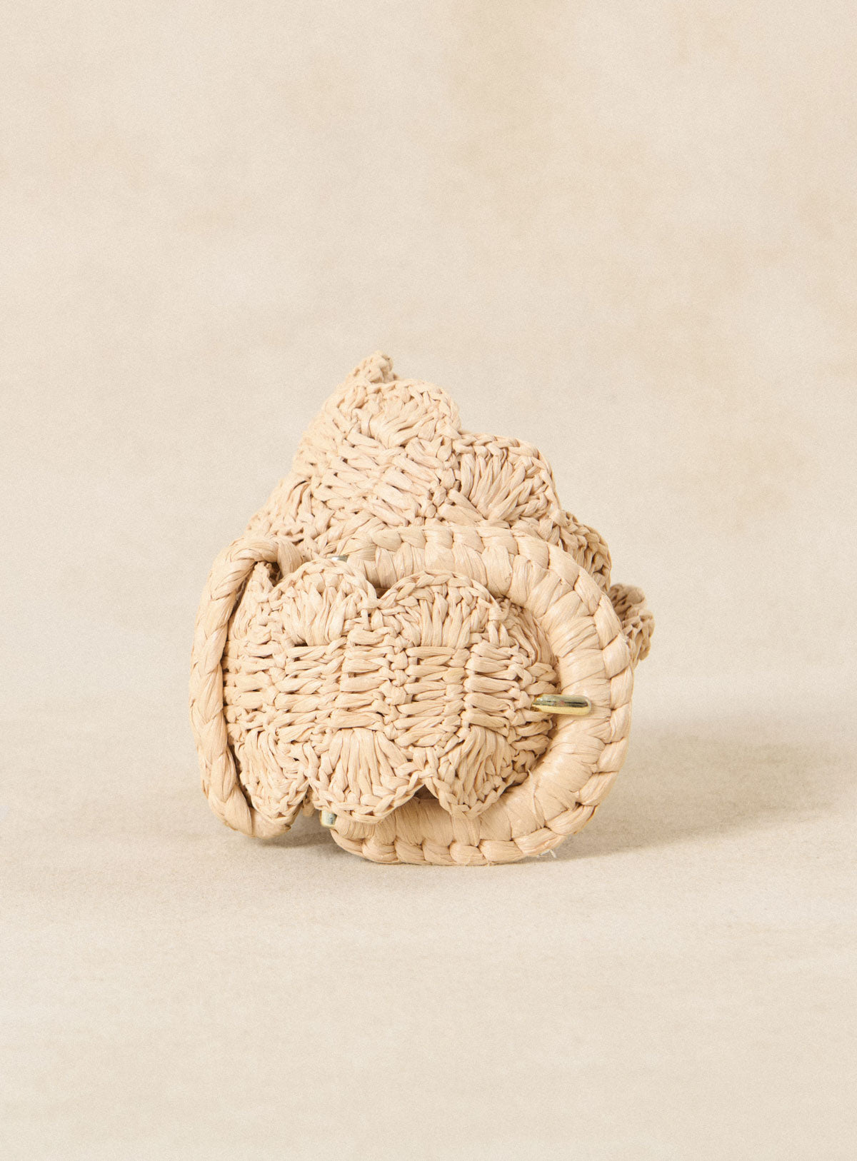Petite Mendigote | Belt Adelia 126 - Crochet Raffia in Brown