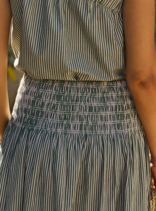 Women's Skirt Woven Fabric Annie Raye 126 - Basilic