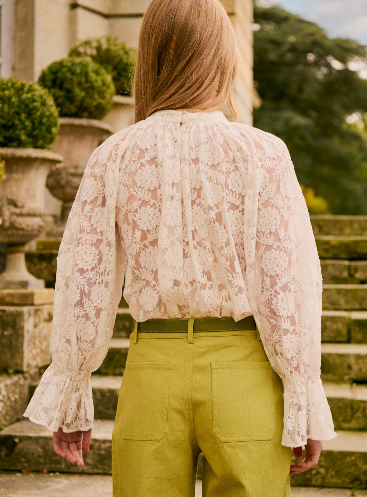 Petite Mendigote | Camilia Lace Blouse - Ecru
