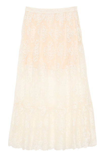 Petite Mendigote | Clara Lace Layer Skirt - Ecru