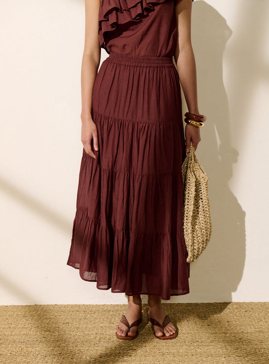 Skirt Jill Uni 126 Brown