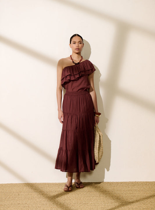 Skirt Jill Uni 126 Brown