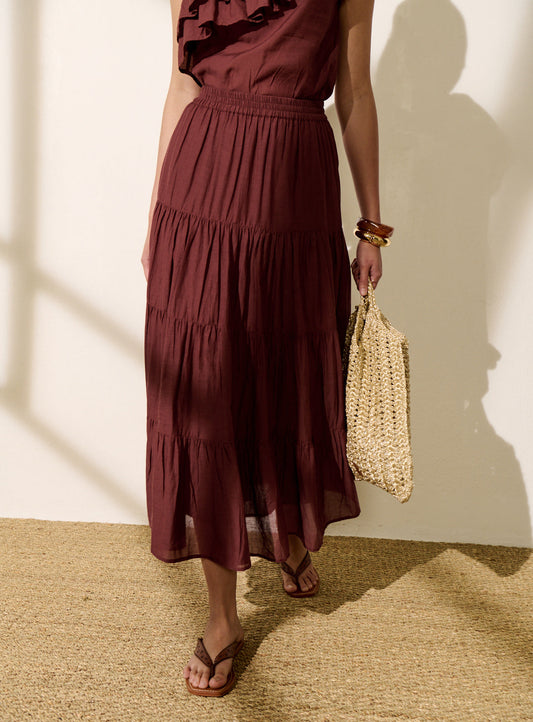 Skirt Jill Uni 126 Brown