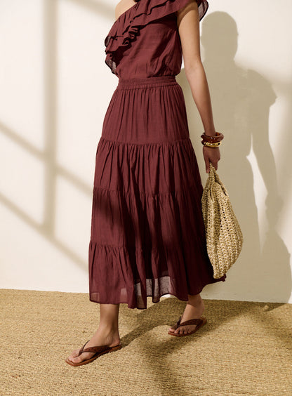 Skirt Jill Uni 126 Brown