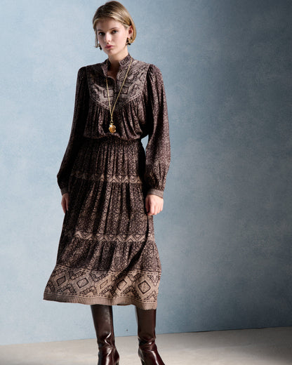 Petite Mendigote | Joseline Skirt - e Viscose Chocolat