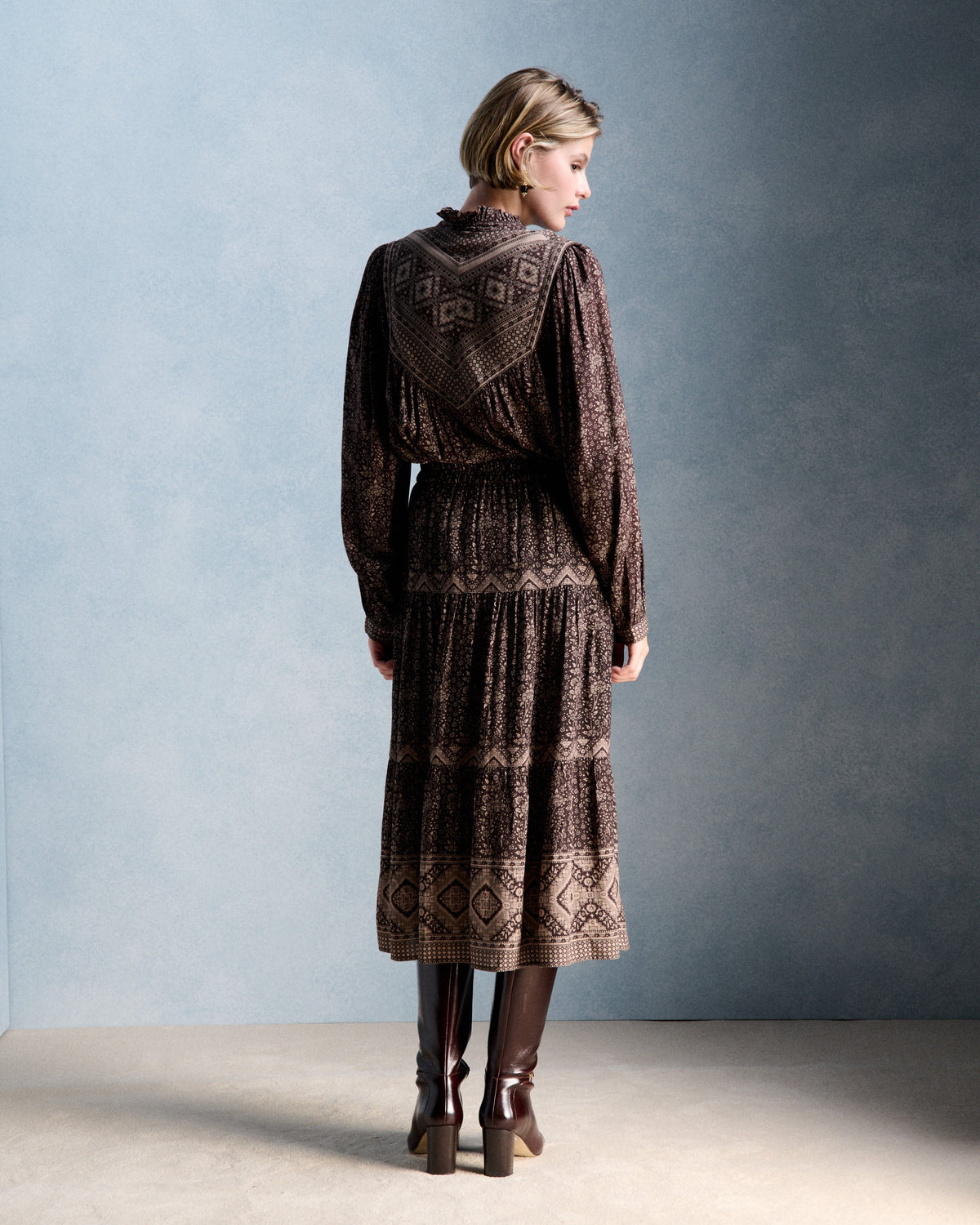Petite Mendigote | Joseline Skirt - e Viscose Chocolat