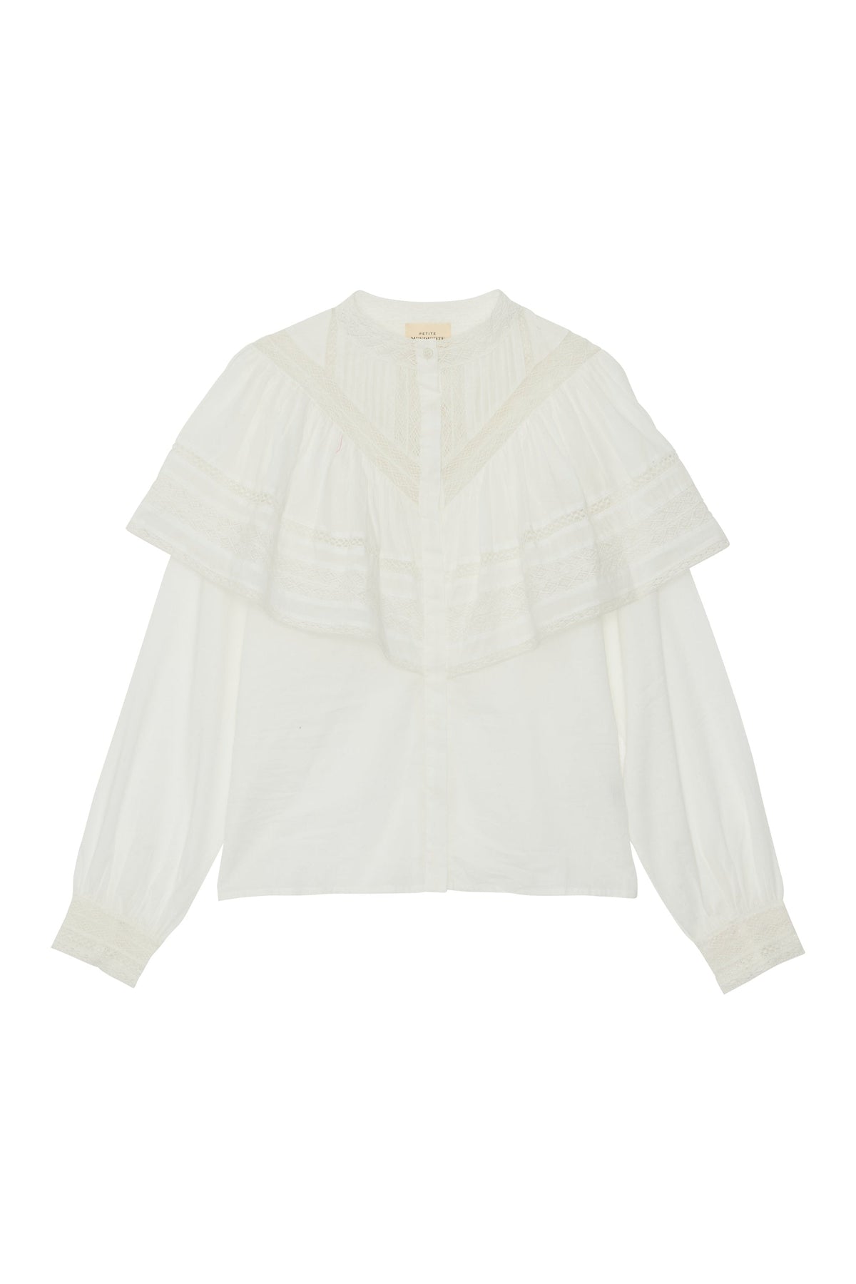 Petite Mendigote | Milady Blouse - Ecru Ruffle