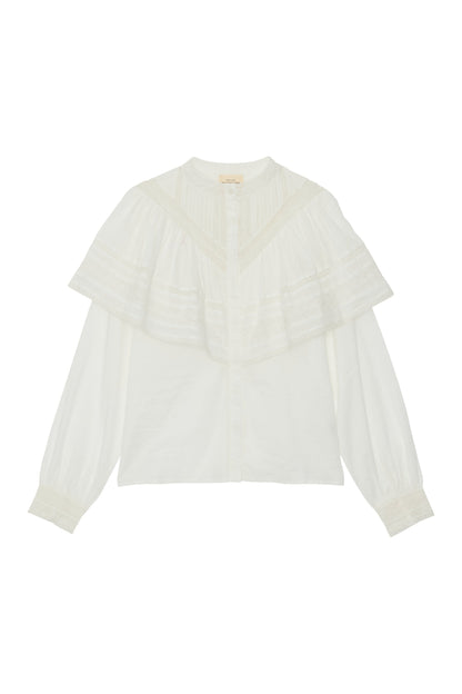 Petite Mendigote | Milady Blouse - Ecru Ruffle