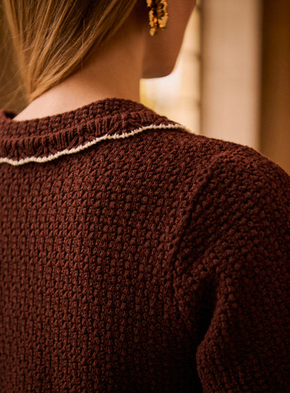 Cardigan Mina 126 Chocolat