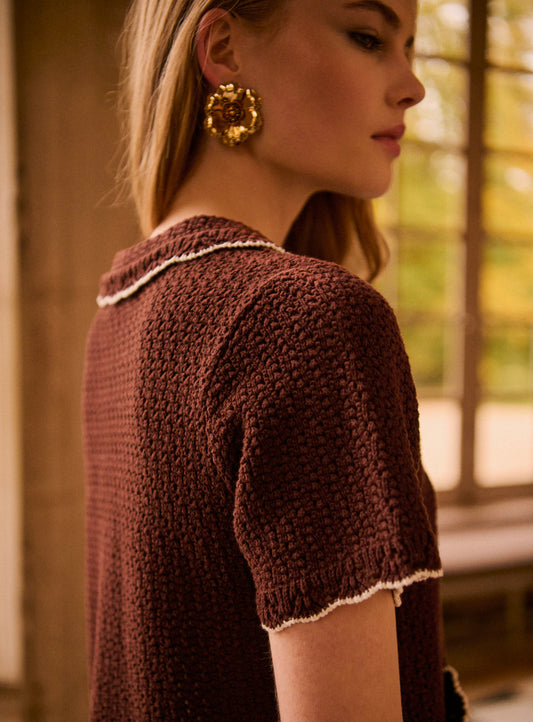 Cardigan Mina 126 Chocolat