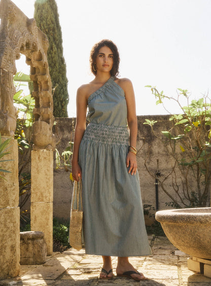 Women's Button-Down Blouse Cotton Poplin - Basilic