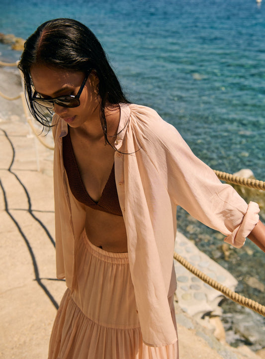 Petite Mendigote | Blouse Tea Voile - Oversized Silhouette