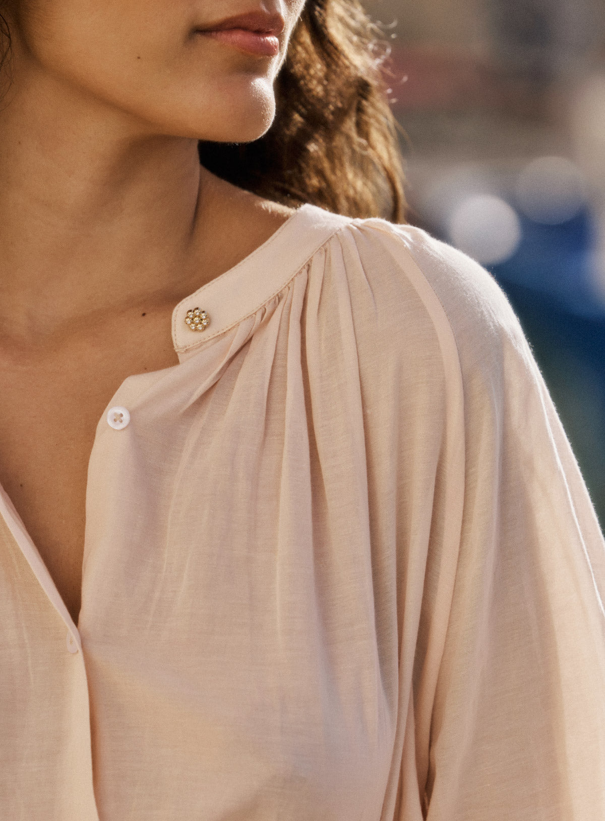 Petite Mendigote | Blouse Tea Voile - Oversized Silhouette