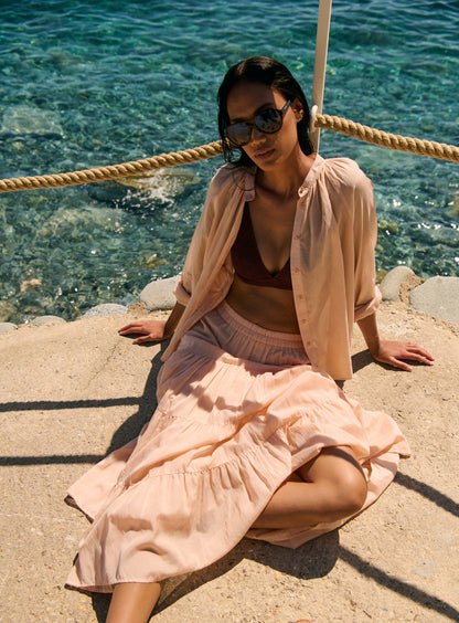Petite Mendigote | Blouse Tea Voile - Oversized Silhouette