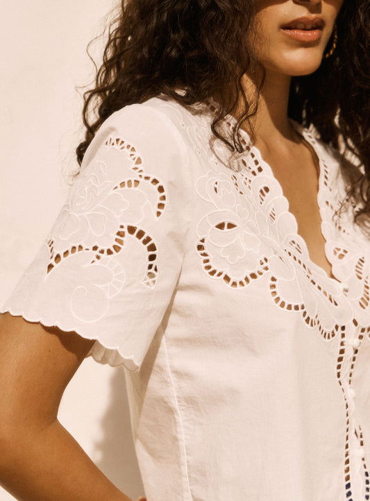 Blouse Theo 126 Ecru