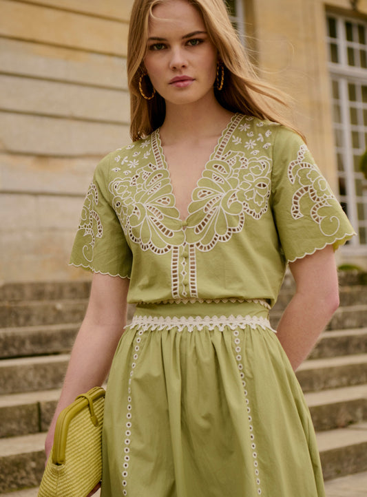 Blouse Theo 126 Matcha